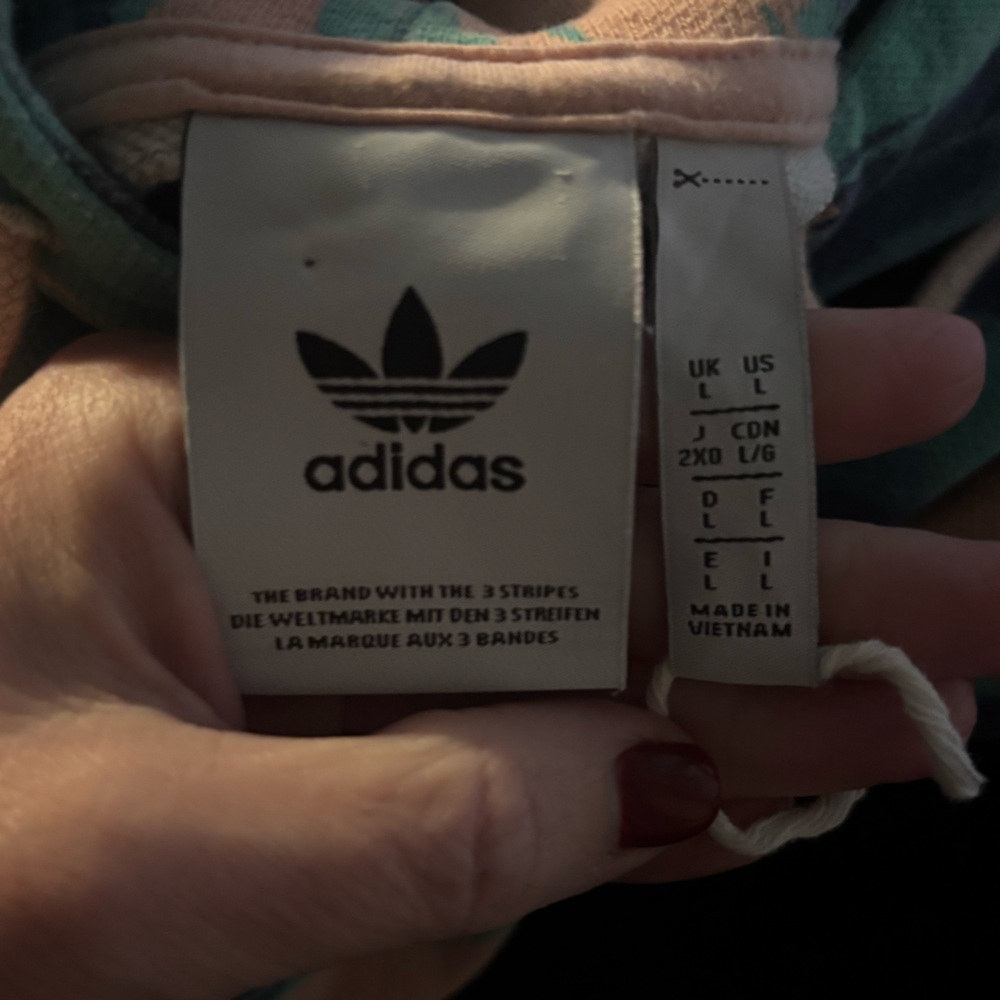 Adidas FBLS Men’s Pastel Hoodie Size Large New Without Tags - Picture 4 of 6